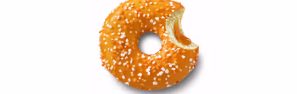 Donut z nadzieniem morelowym