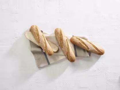 Bakefast demi baguette blanche enfarinés