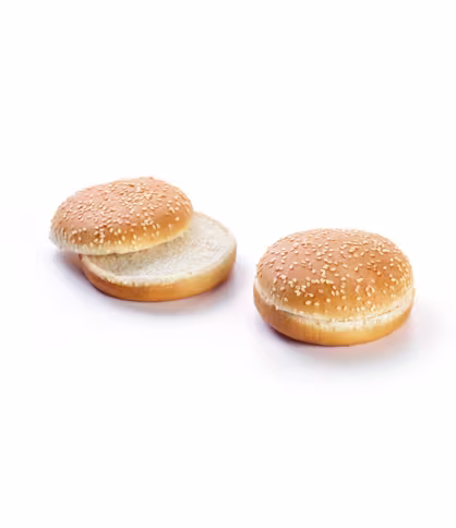 Hamburger bun 4 inch with sesame seeds 