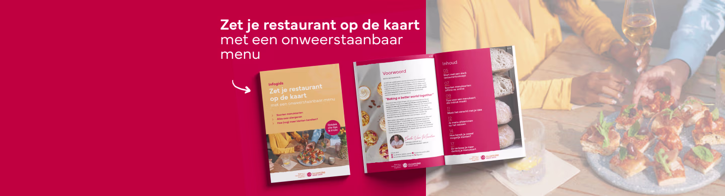 Foodservice Magazine restaurant banner 3840x1080px rood NL