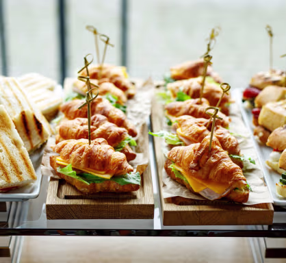 Frisk og attraktiv præsentation af morgenmaden