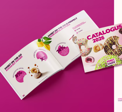 Verras met donuts en mini beignets Donut Worry Be Happy