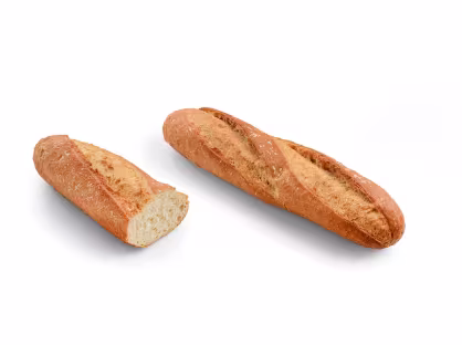 Półbagietka jasna w stylu rustykalnym