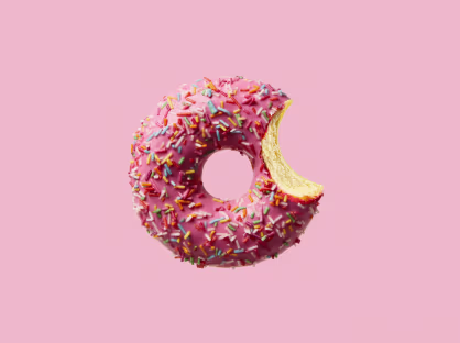 DONUT PINK COLOR SPRINKLES