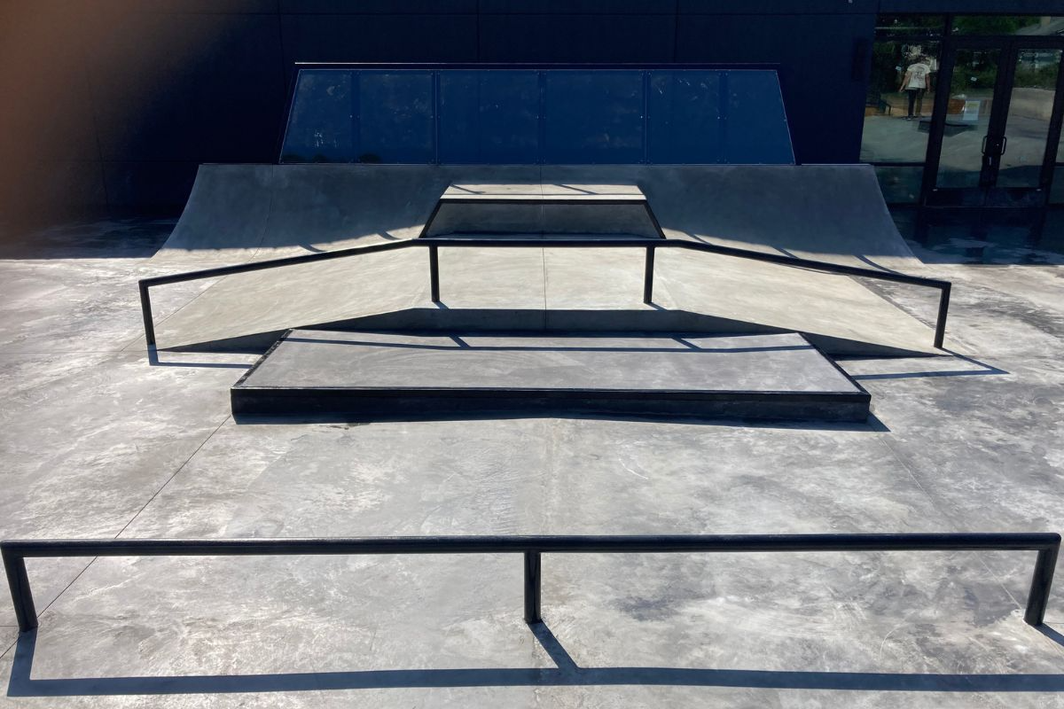 A skatepark design and build for APB in Charlotte