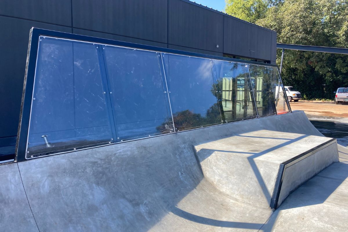 A skatepark design and build for APB in Charlotte