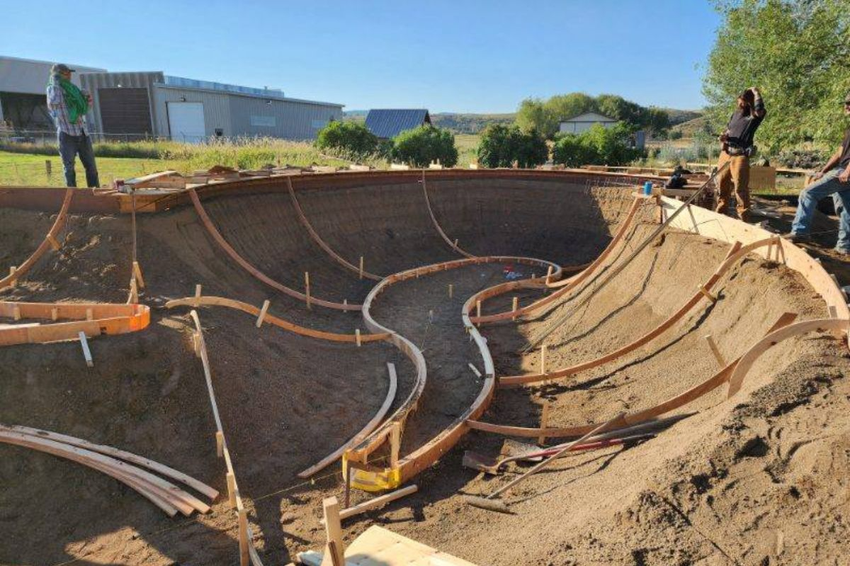Hayden Colorado Skatepark Construction
