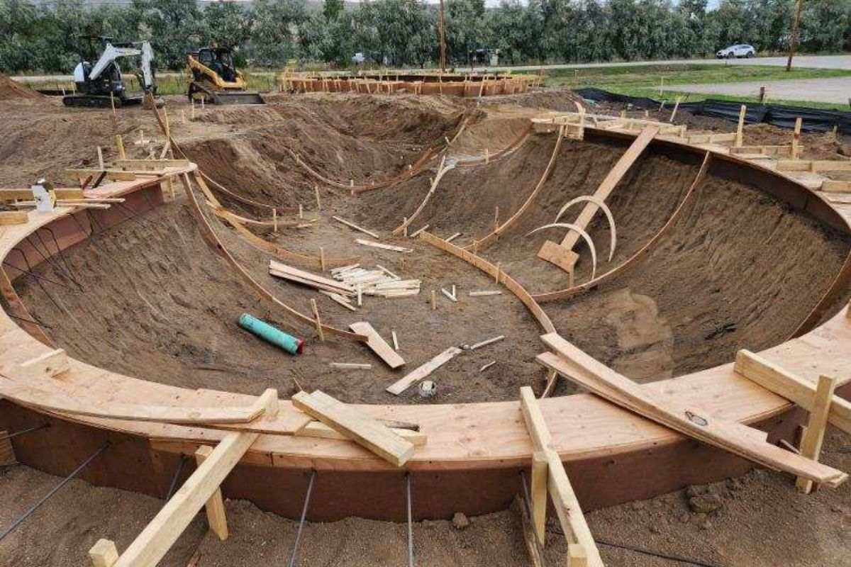 Hayden Colorado Skatepark Construction