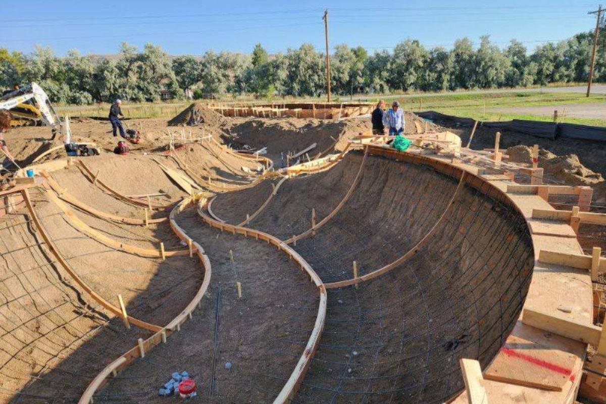 Hayden Colorado Skatepark Construction