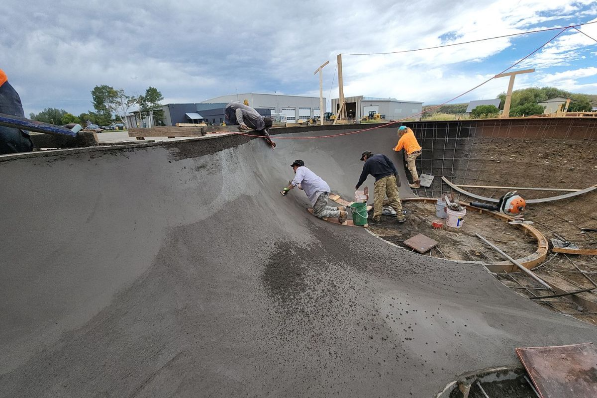 Hayden Colorado Skatepark Construction