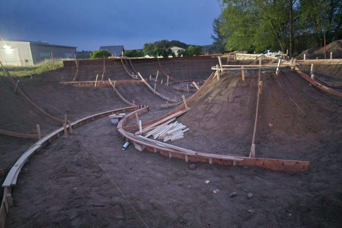 Hayden Colorado Skatepark Construction