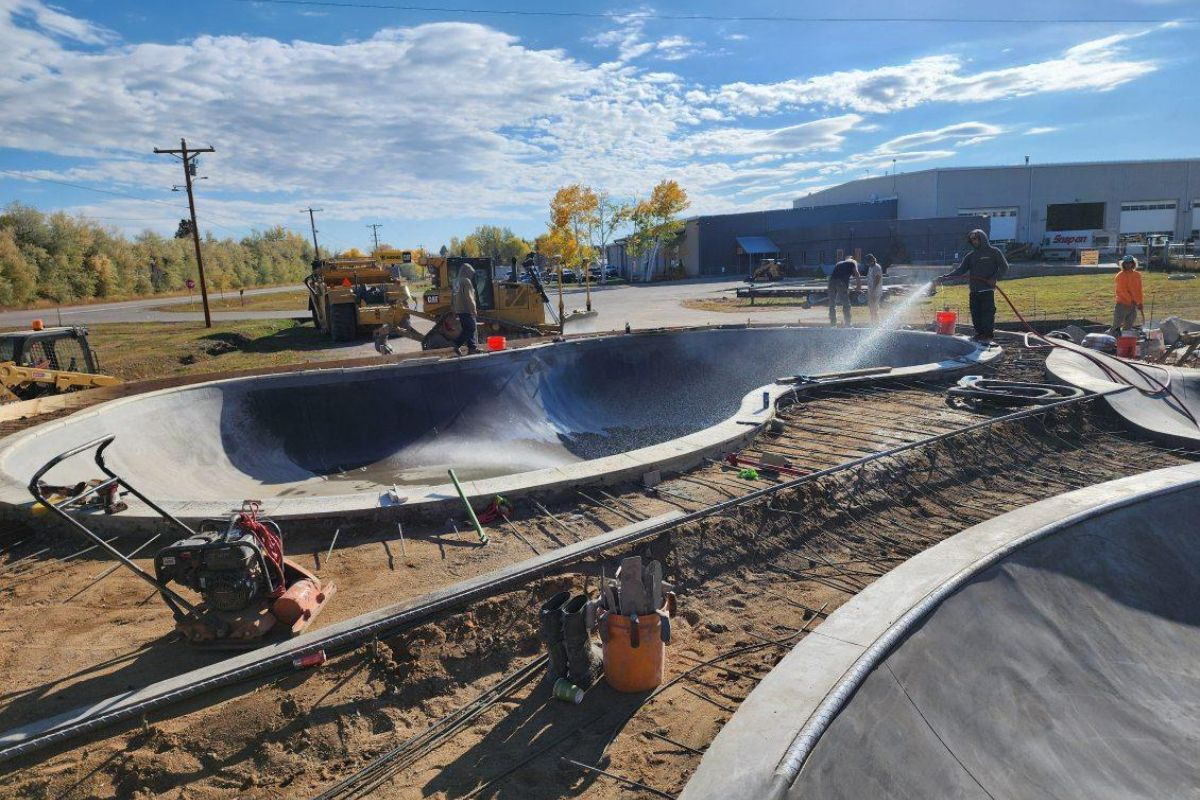 Hayden Colorado Skatepark Construction