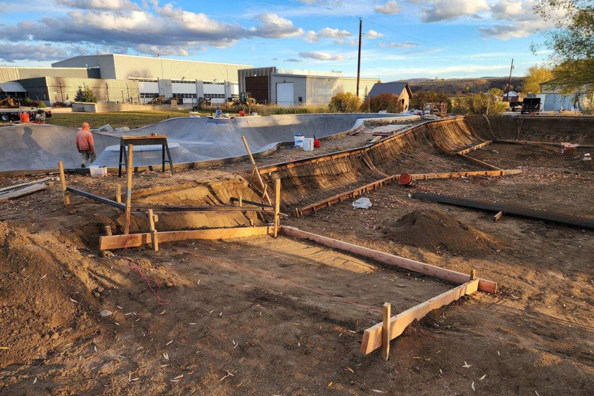 Hayden Colorado Skatepark Construction