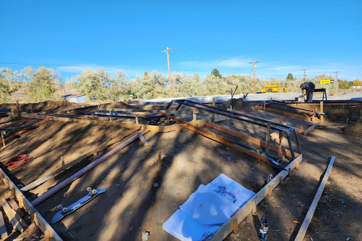 Hayden Colorado Skatepark Construction
