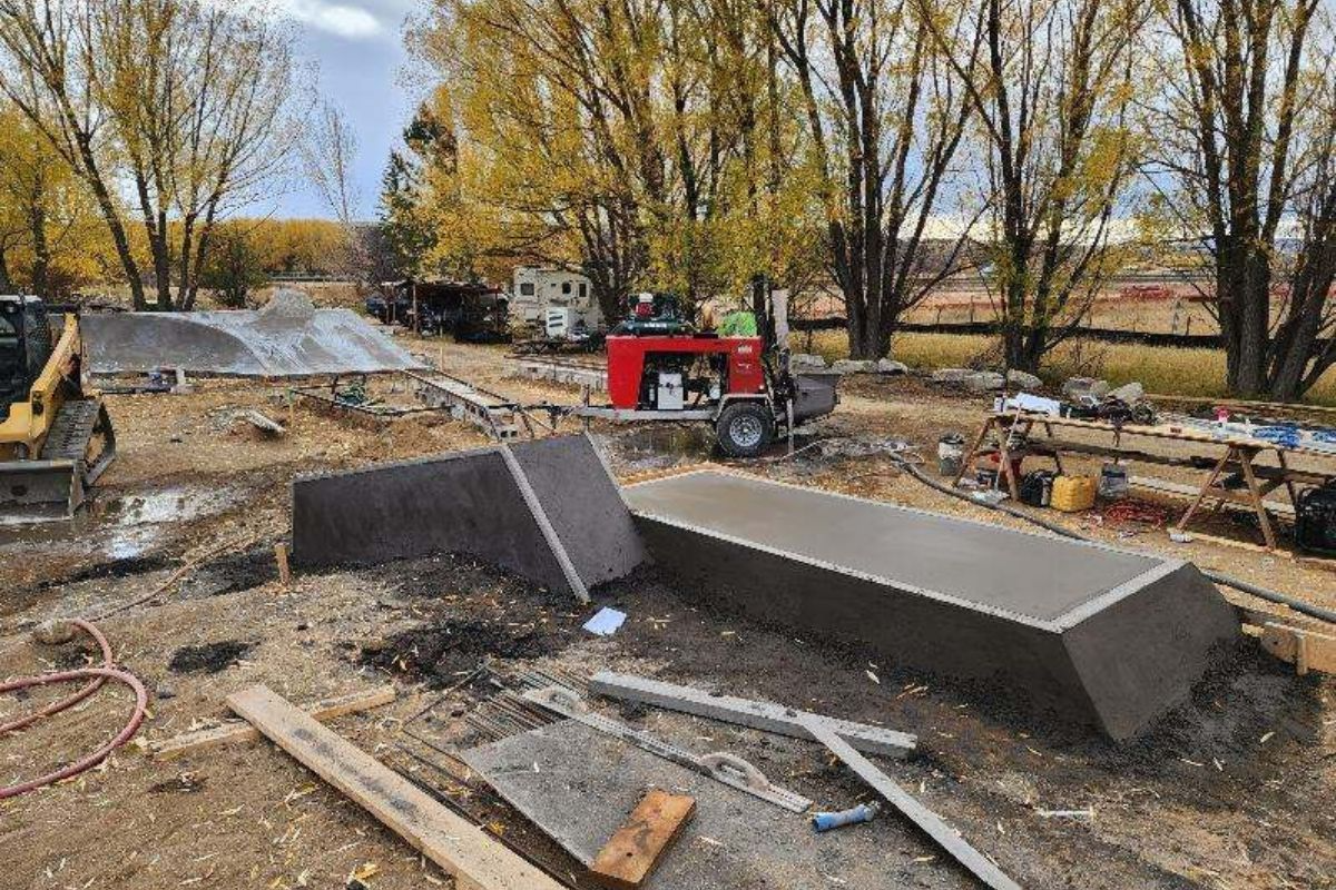 Hayden Colorado Skatepark Construction