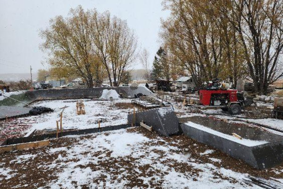 Hayden Colorado Skatepark Construction