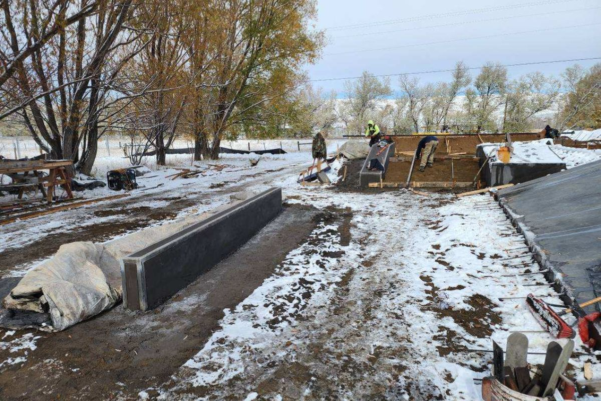 Hayden Colorado Skatepark Construction