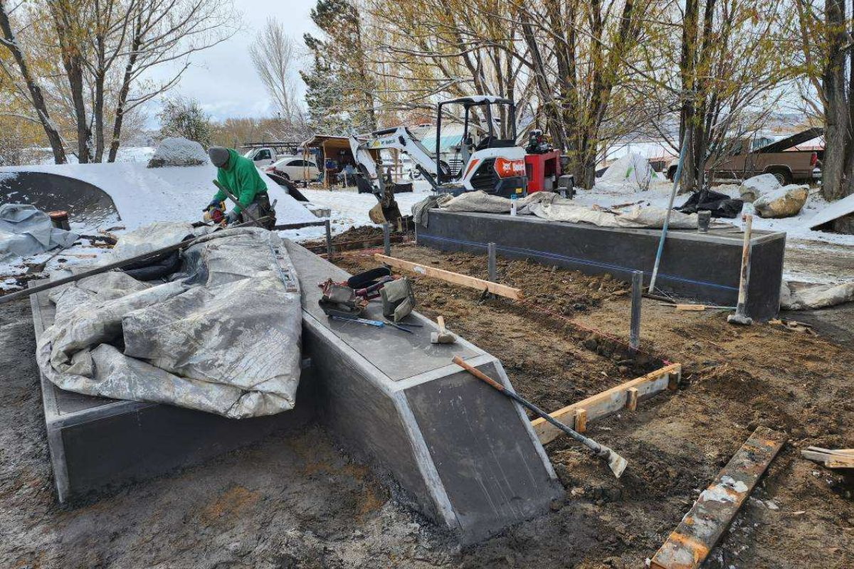 Hayden Colorado Skatepark Construction