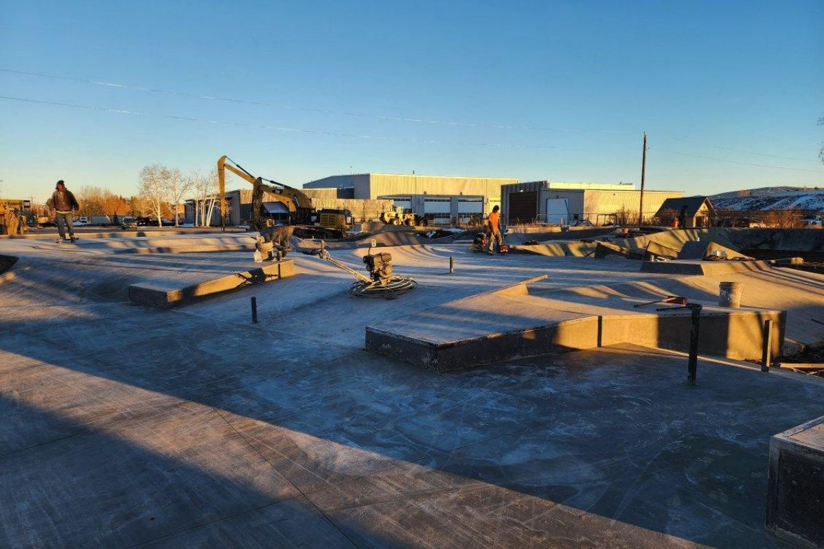 Hayden Colorado Skatepark Construction