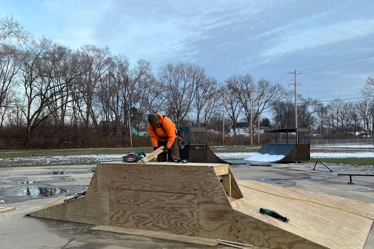 Troy, Ohio Skatepark Build