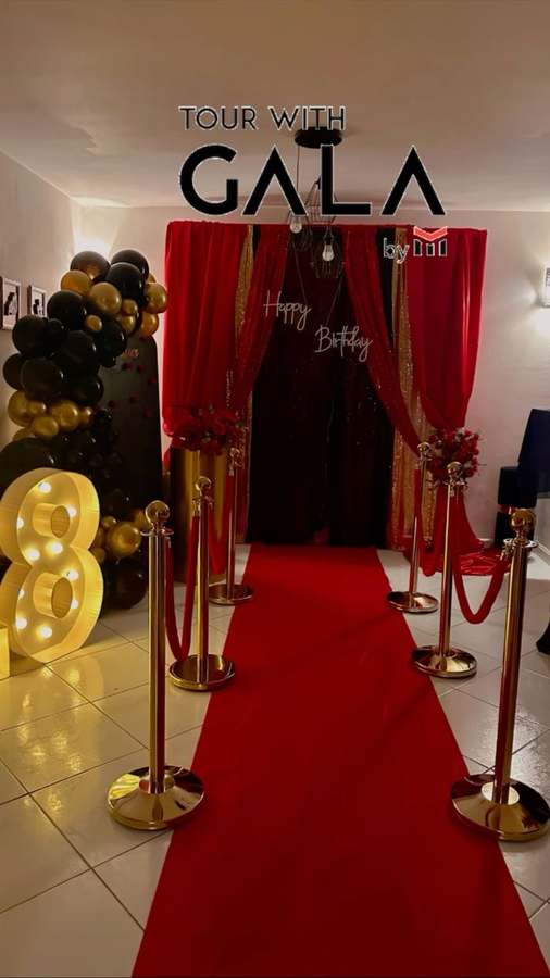 Anniversaire VIP, tapis rouge