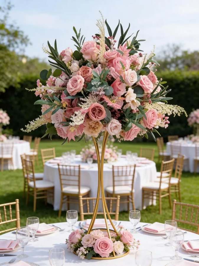 Décoration florale, roses