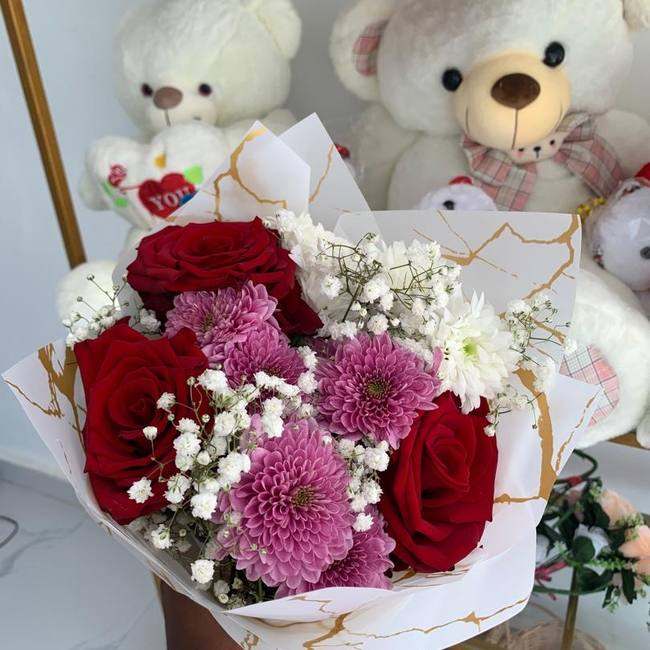 Bouquet roses rouges premium