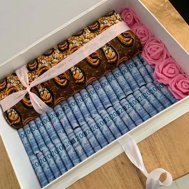 Coffret argent & pagne