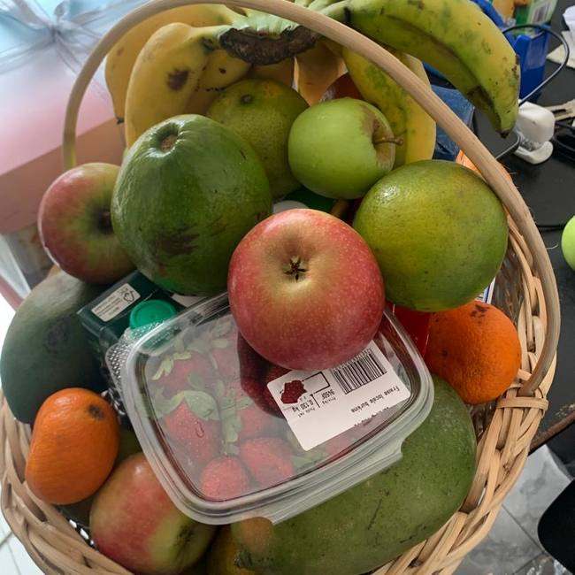 Panier fruits gourmand