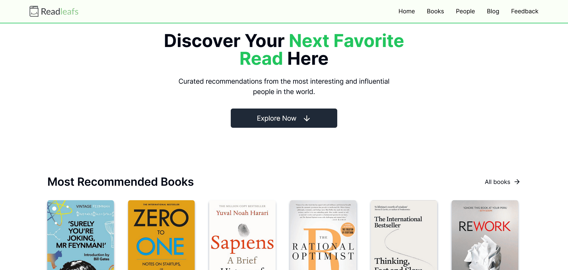 Readleafs - A social platform for book readers