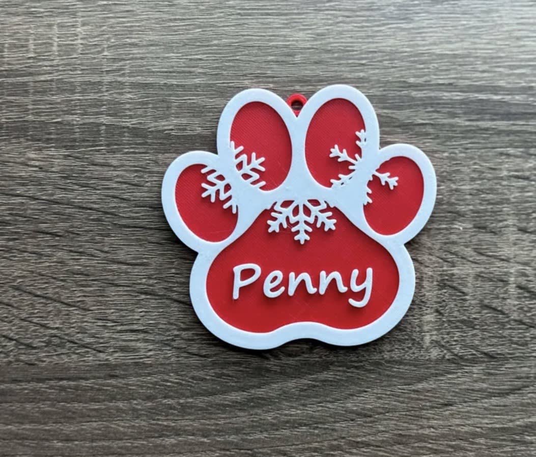 Personalized Pet Christmas Ornament | Custom Pet Name Ornament | Christmas Tree Keepsake - view 3