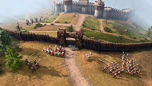 age of empires 3 rotate buildings