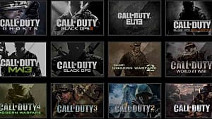 call of duty games pc list