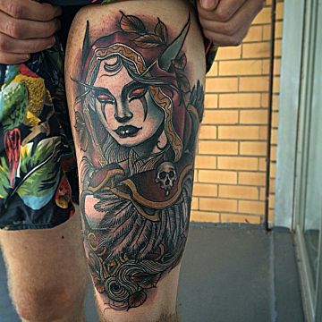 ysera the awakened by janelle wallis from electric tattoo morley australia - cool fortnite tattoos