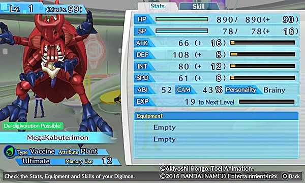 Digimon Story Cyber Sleuth basic training guide Digimon