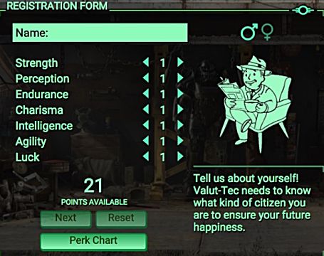 fallout 4 best starting stats