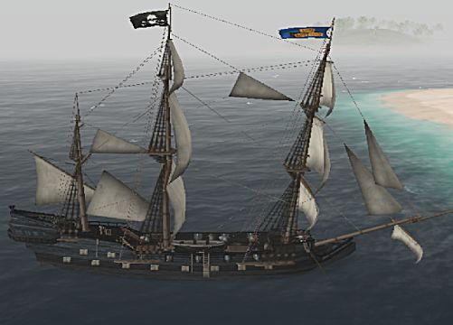 pirate caribbean hunt sails