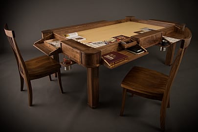 10 Coolest Gaming Tables For The Rich Tabletop Gamer Lanai charcoal grey mesh ottoman options. 10 coolest gaming tables for the rich