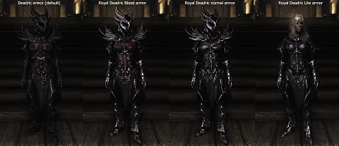 skyrim special edition daedric armor mod