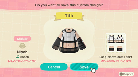 Animal Crossing New Horizons Final Fantasy Outfit Designs You Need