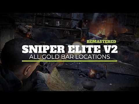 sniper elite v2 bottles and gold bars