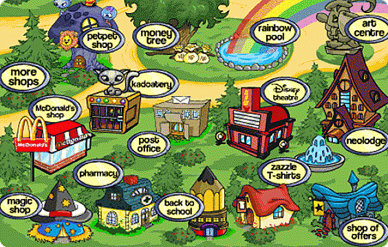 online virtual pet games like neopets