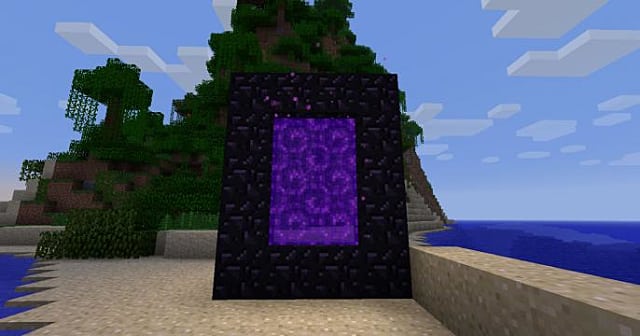 How to Build a Nether Portal in Minecraft | Minecraft