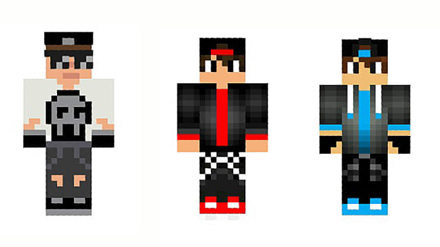 minecraft skins boy layout pc