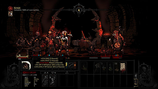 darkest dungeon flagellant exsanguinate