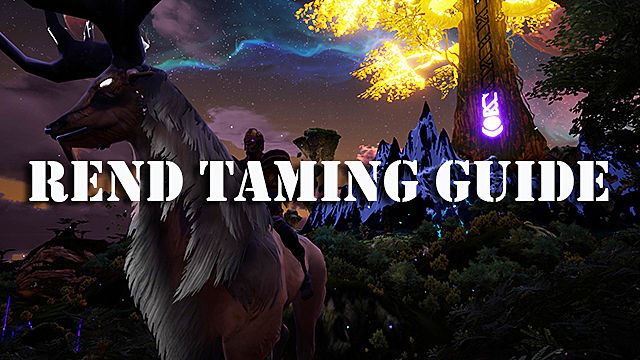 Rend Guide How To Tame Creatures Rend - roblox creature simulator