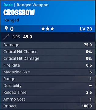 Are crossbows in fortnite