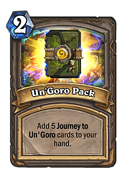 hearthstone, un'goro pack