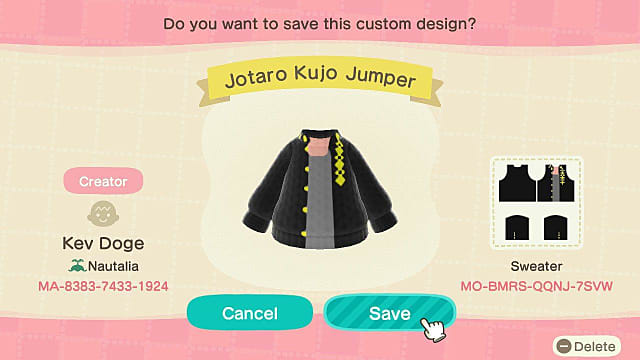 Animal Crossing New Horizons Anime Outfits Cosplay It Up Slide 13 - jotaro part 4 roblox outfit