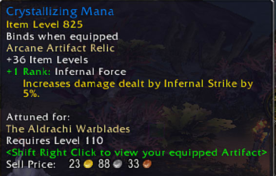 wow legion artifact research notes